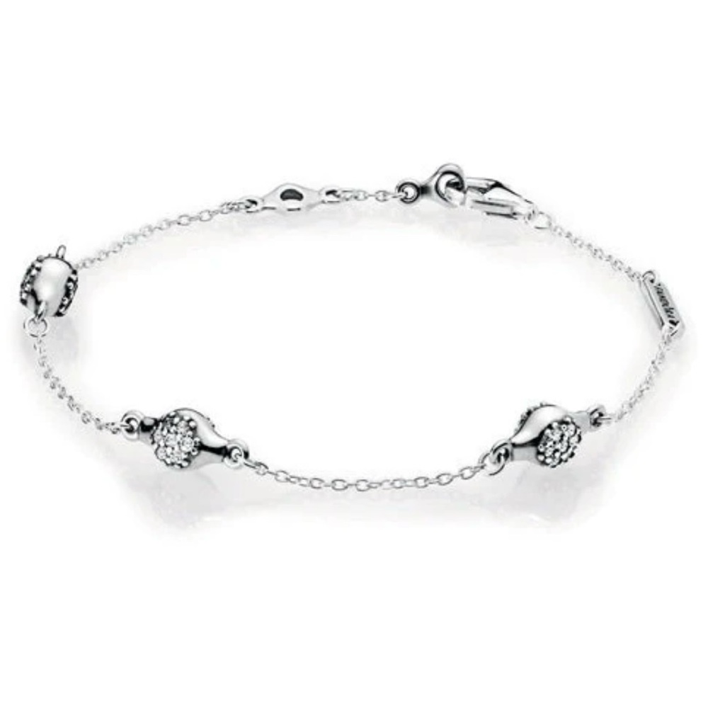 Authentic Pandora Love Pods Modern Silver Bracelet and Necklace Pendant - Picture 5 of 7
